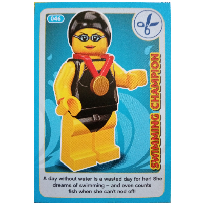Trading Card, Create the World Incredible Inventions - Swimming Champion [Keine Farbe/Beliebige Farbe]