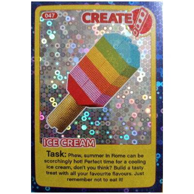 Trading Card, Create the World Incredible Inventions - Ice Cream (foil) [No Color/Any Color]