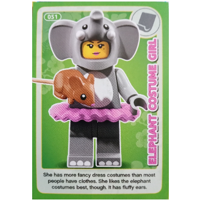 Trading Card, Create the World Incredible Inventions - Elephant Costume Girl [Keine Farbe/Beliebige Farbe]