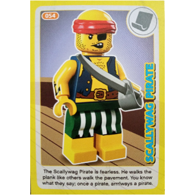 Trading Card, Create the World Incredible Inventions - Scallywag Pirate [Keine Farbe/Beliebige Farbe]
