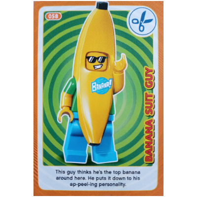 Trading Card, Create the World Incredible Inventions - Banana Suit Guy [Keine Farbe/Beliebige Farbe]