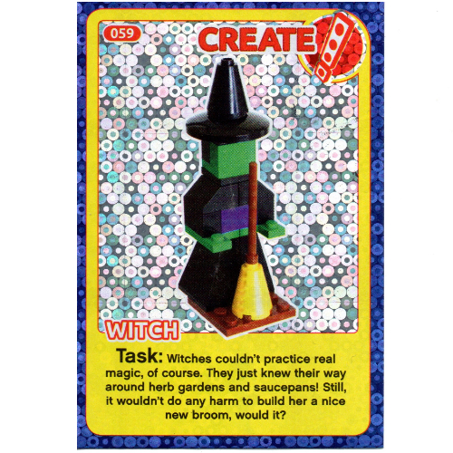 Trading Card, Create the World Incredible Inventions - Witch (Foil) [Keine Farbe/Beliebige Farbe]