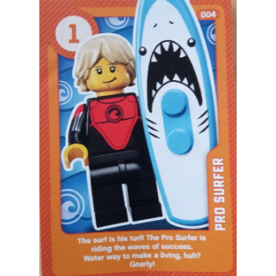 Trading Card, Create the World Living Amazingly - Pro Surfer [Keine Farbe/Beliebige Farbe]