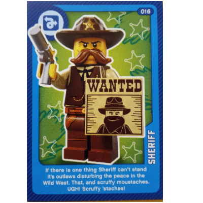 Trading Card, Create the World Living Amazingly - Sheriff [No Color/Any Color]