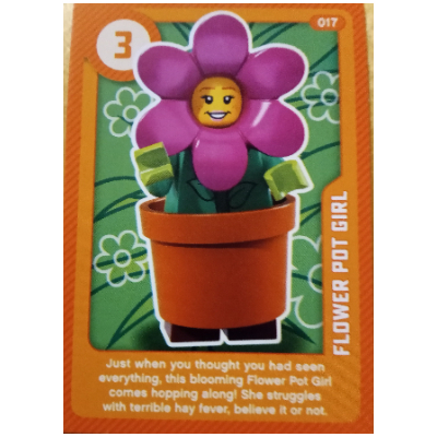Trading Card, Create the World Living Amazingly - Flower Pot Girl [No Color/Any Color]