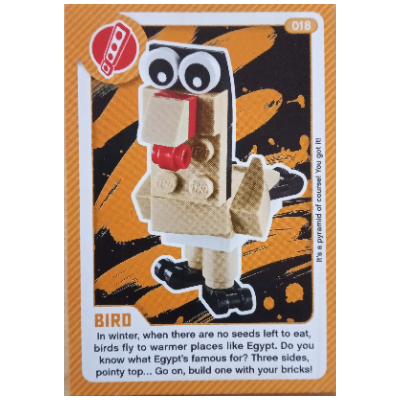 Trading Card, Create the World Living Amazingly - Bird [Keine Farbe/Beliebige Farbe]