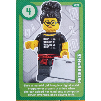 Trading Card, Create the World Living Amazingly - Programmer [No Color/Any Color]