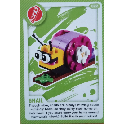 Trading Card, Create the World Living Amazingly - Snail [Keine Farbe/Beliebige Farbe]