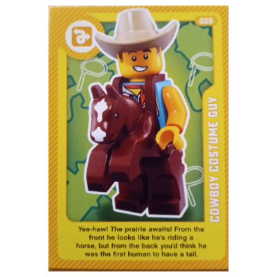 Trading Card, Create the World Living Amazingly - Cowboy Costume Guy [Keine Farbe/Beliebige Farbe]