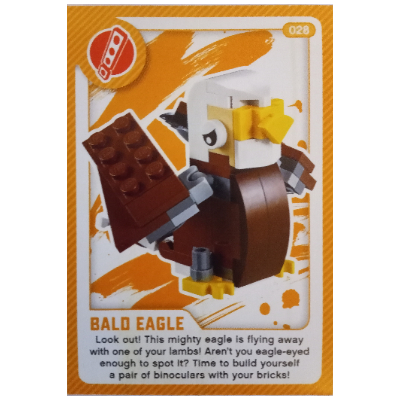 Trading Card, Create the World Living Amazingly - Bald Eagle [Keine Farbe/Beliebige Farbe]