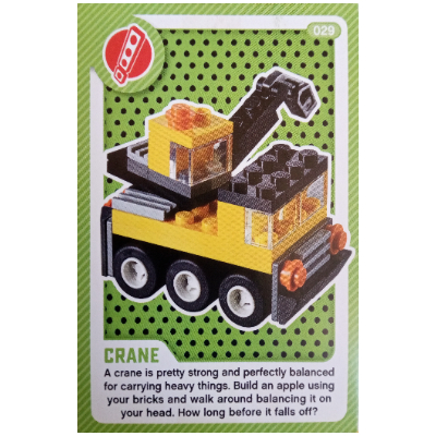 Trading Card, Create the World Living Amazingly - Crane [No Color/Any Color]