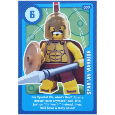 Trading Card, Create the World Living Amazingly - Spartan Warrior [Keine Farbe/Beliebige Farbe]