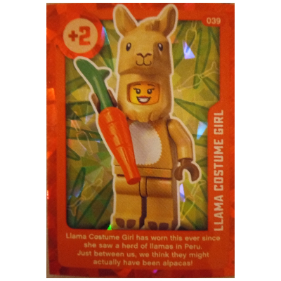 Trading Card, Create the World Living Amazingly - Llama Costume Girl (Foil) [No Color/Any Color]