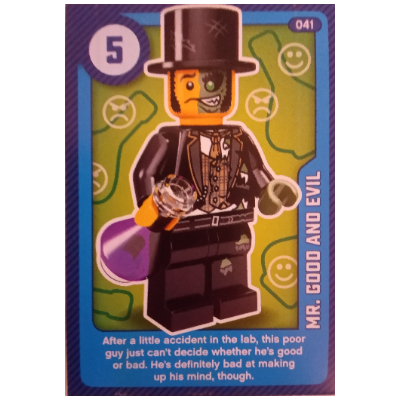 Trading Card, Create the World Living Amazingly - Mr. Good and Evil [Keine Farbe/Beliebige Farbe]