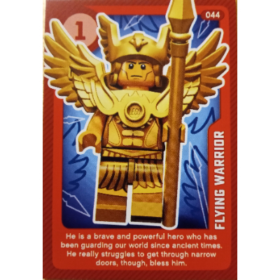 Trading Card, Create the World Living Amazingly - Flying Warrior [No Color/Any Color]