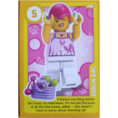 Trading Card, Create the World Living Amazingly - Goblin Girl [No Color/Any Color]