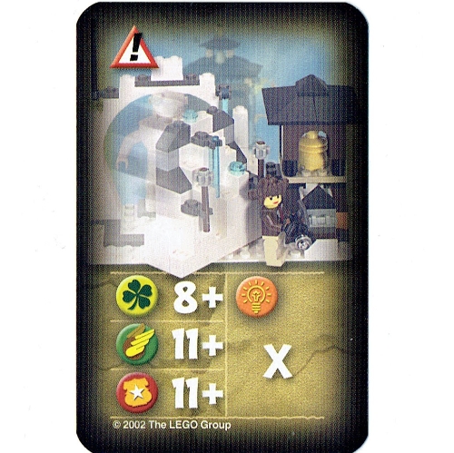 Trading Card, Orient, Hazards - Cave with Yeti [No Color/Any Color]