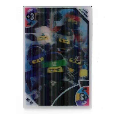Trading Card, Toys 'R' Us - The LEGO Ninjago Movie - +3 Team Ninja [No Color/Any Color]