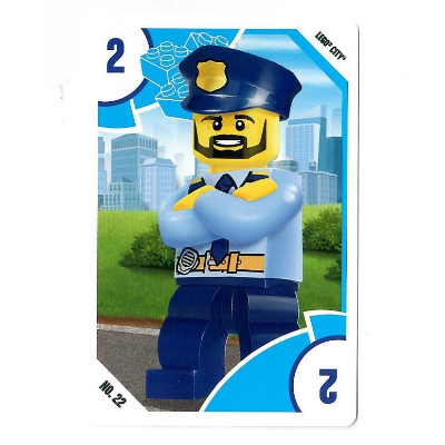 Trading Card, Toys 'R' Us - City - 2 Police Officer [No Color/Any Color]