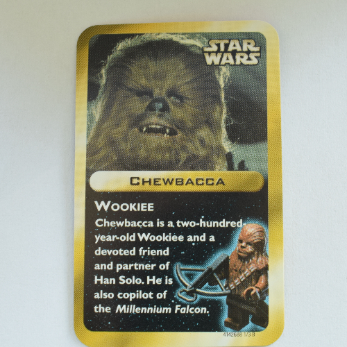 Display Card, Chewbacca [No Color/Any Color]