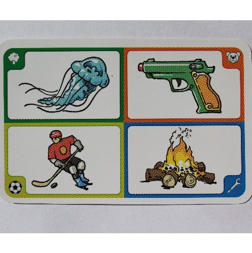 Game Card, Creationary, 105 Jelly Fish [No Color/Any Color]
