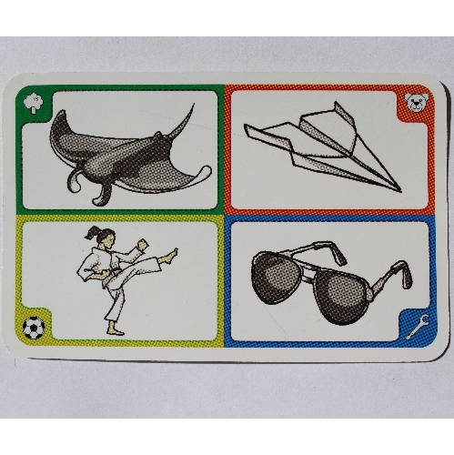 Game Card, Creationary, 107 Manta Ray [No Color/Any Color]