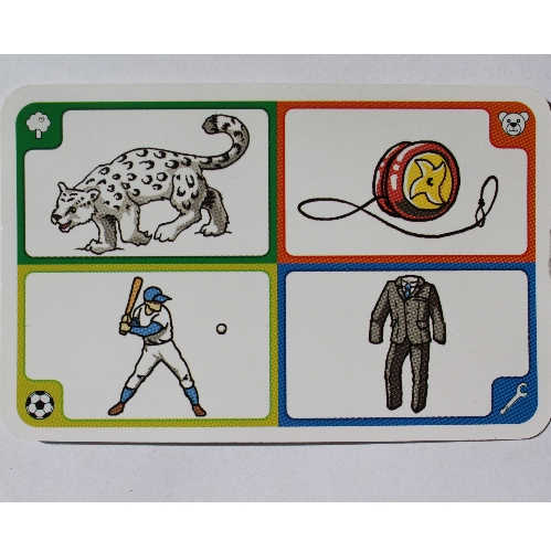 Game Card, Creationary, 116 Snow Leopard [No Color/Any Color]