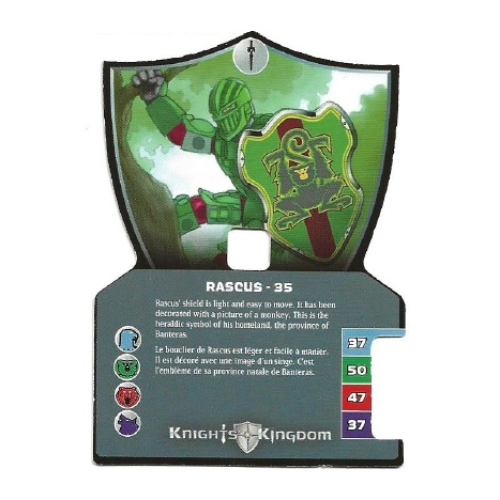 Trading Card, Knights Kingdom II, Rascus - 35 [No Color/Any Color]