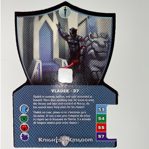 Trading Card, Knights Kingdom II, Vladek - 37 [No Color/Any Color]