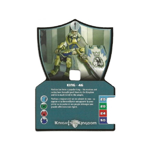 Trading Card, Knights Kingdom II, King - 46 [Keine Farbe/Beliebige Farbe]