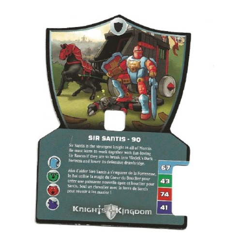 Trading Card, Knights Kingdom II, Sir Santi - 90 [No Color/Any Color]
