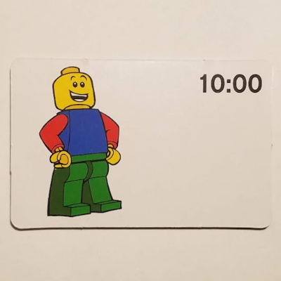 Activity Card, Time-Teaching 24-Hour Clock 10:00 [Keine Farbe/Beliebige Farbe]