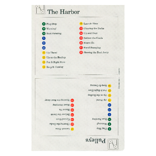 Activity Card, Set 9603, Index 03 - The Harbor & Pulleys [No Color/Any Color]