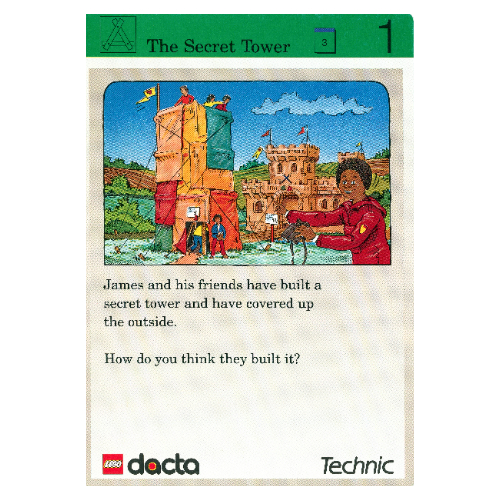 Activity Card, Set 9603, Exploration 01 - The Secret Tower [Keine Farbe/Beliebige Farbe]
