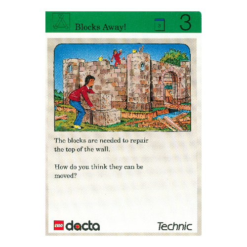 Activity Card, Set 9603, Exploration 03 - Blocks Away! [No Color/Any Color]