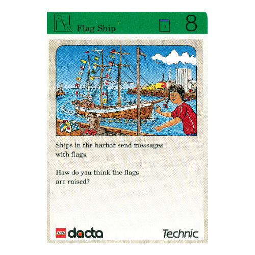 Activity Card, Set 9603, Exploration 08 - Flag Ship [Keine Farbe/Beliebige Farbe]