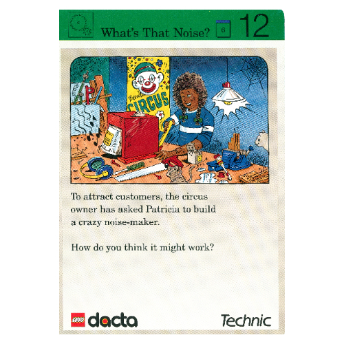 Activity Card, Set 9603, Exploration 12 - What's That Noise? [Keine Farbe/Beliebige Farbe]