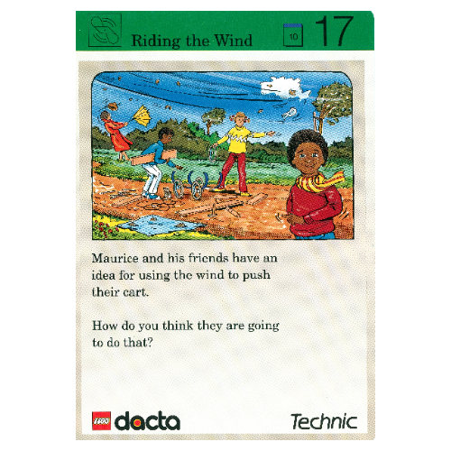 Activity Card, Set 9603, Exploration 17 - Riding the Wind [No Color/Any Color]