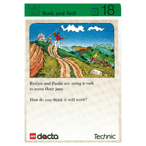 Activity Card, Set 9603, Exploration 18 - Rock and Roll [No Color/Any Color]
