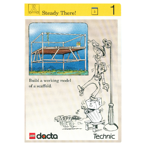 Activity Card, Set 9603, Simulation 1 - Steady There! [No Color/Any Color]