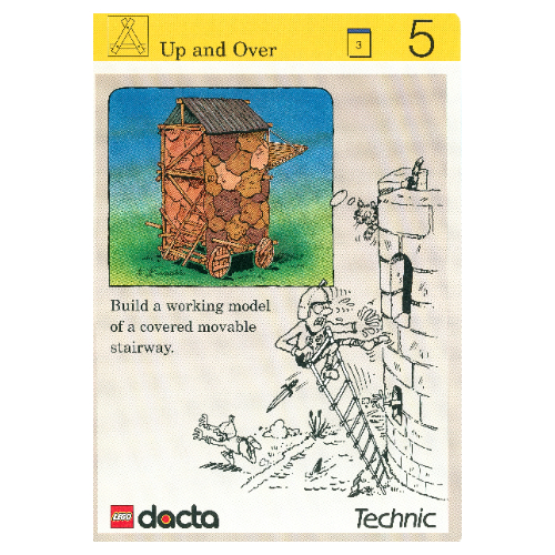 Activity Card, Set 9603, Simulation 5 - Up and Over [No Color/Any Color]