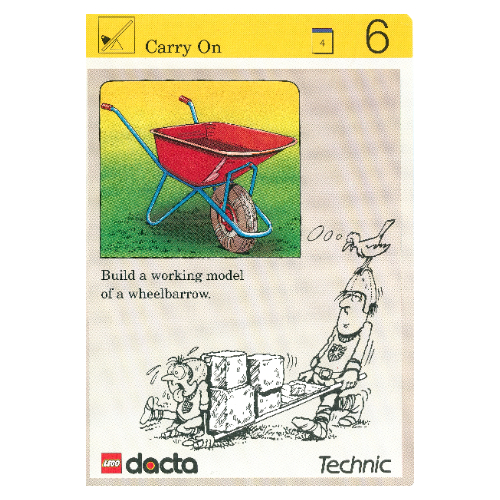 Activity Card, Set 9603, Simulation 6 - Carry On [No Color/Any Color]