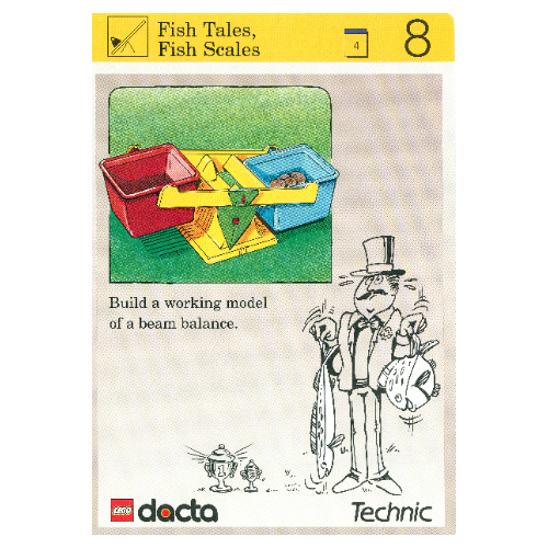 Activity Card, Set 9603, Simulation 8 - Fish Tales, Fish Scales [No Color/Any Color]