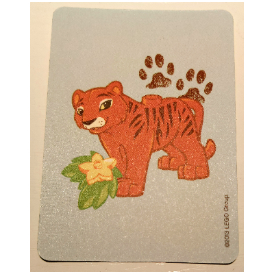 Game Card, Duplo Memory Game - Tiger [No Color/Any Color]