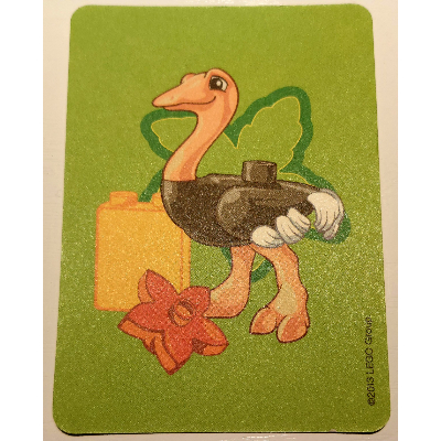 Game Card, Duplo Memory Game - Ostrich [No Color/Any Color]