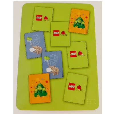Game Card, Duplo Memory Game - Title Card [No Color/Any Color]