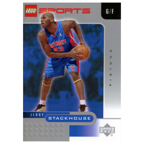 Trading Card, NBA: Jerry Stackhouse, Detroit Pistons #42 [No Color/Any Color]