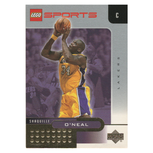 Trading Card, NBA: Shaquille O'Neal, Los Angeles Lakers #34 (Gold Leaf) [No Color/Any Color]