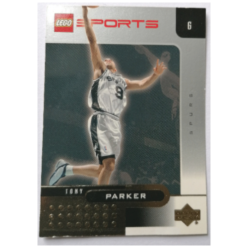 Trading Card, NBA: Tony Parker, San Antonio Spurs #9 (Gold Leaf) [Keine Farbe/Beliebige Farbe]
