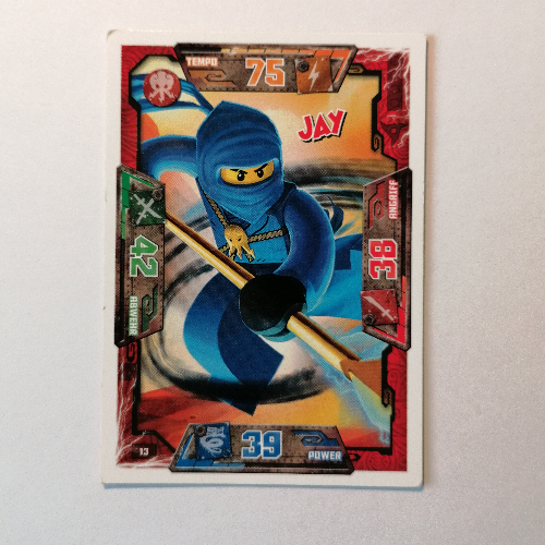 Trading Card, Ninjago Game Series 1 [German] - 13 Jay [No Color/Any Color]